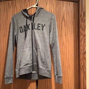 Oakley zip up sweatshirt